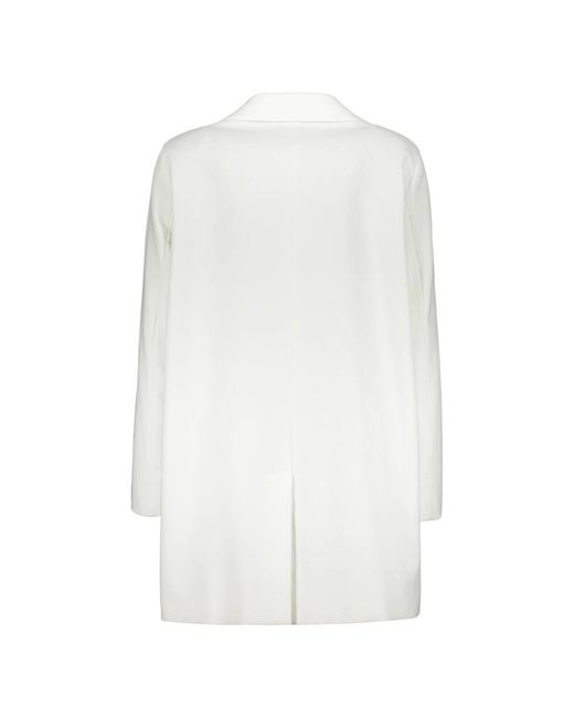 Herno Double-Breasted Coats in het White