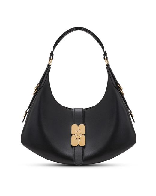 Ganni Black Shoulder Bags