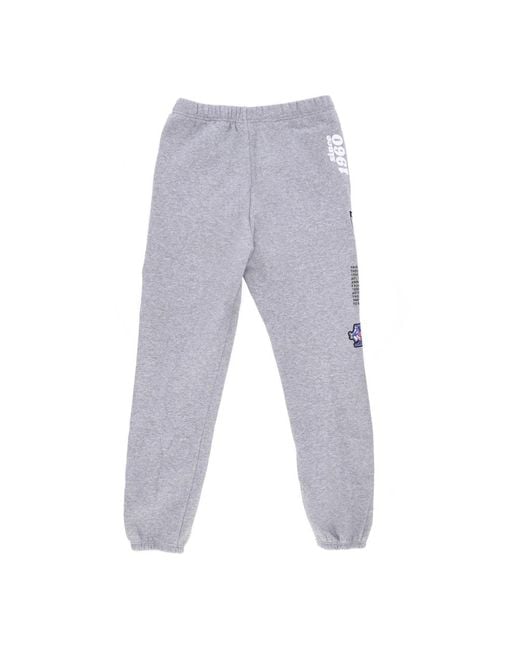 Mitchell & Ness Broeken ,Grijs ,Katoen Oakland Raiders Fleece Trainingsbroek in het Blue voor heren