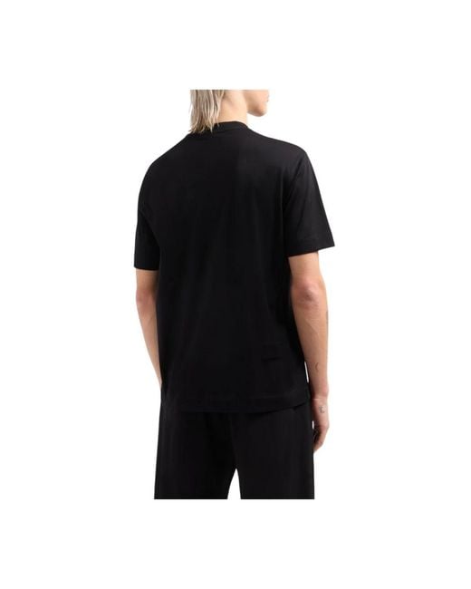 Emporio Armani T-Shirts in het Black voor heren