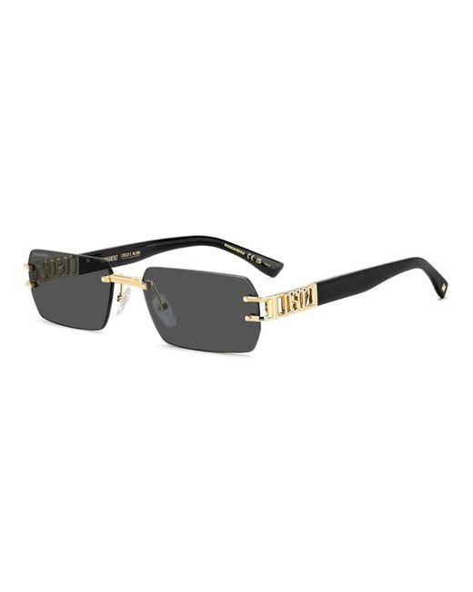 DSquared² Zonnebril in het Black voor heren
