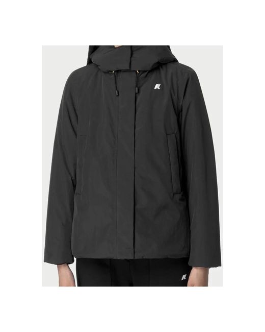 K-Way Black Winter Jackets