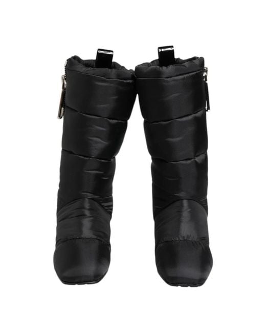Dolce & Gabbana Black Heeled Boots