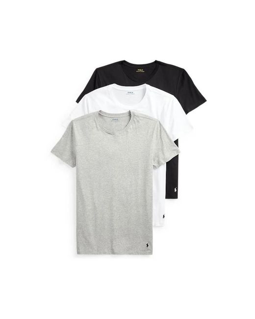 Ralph Lauren Basis baumwoll t-shirt set in Black für Herren