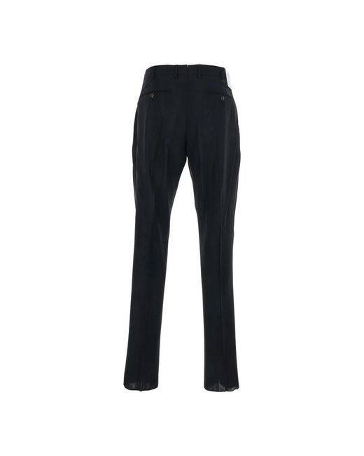 PT Torino Black Suit Trousers for men