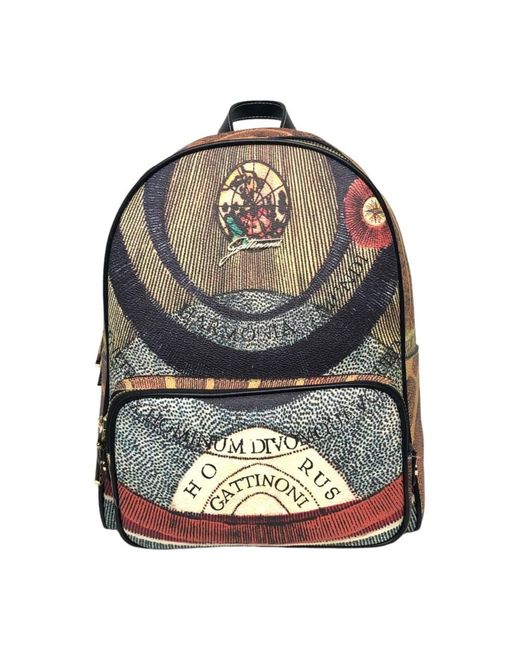 Gattinoni Gray Planetary Backpack