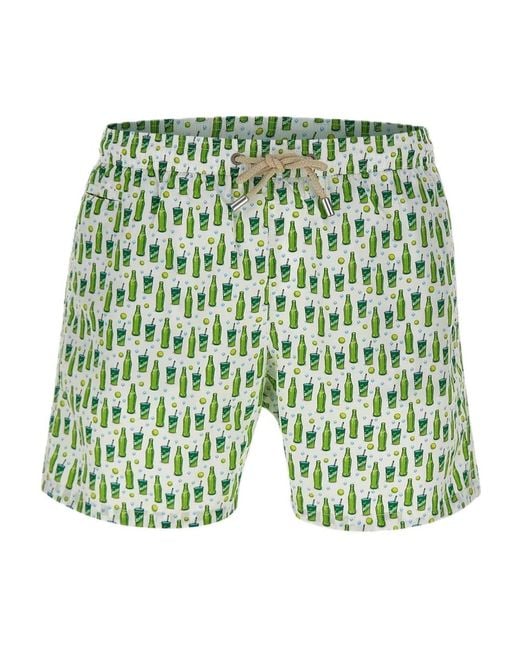 Mc2 Saint Barth Green Beachwear for men