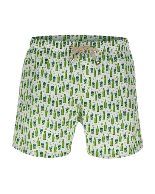 Mc2 Saint Barth Lighting Micro Fantasy Ultralight Zwemkleding in het Green voor heren