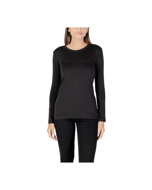 Long Sleeve Tops ARMANI EXCHANGE de color Black