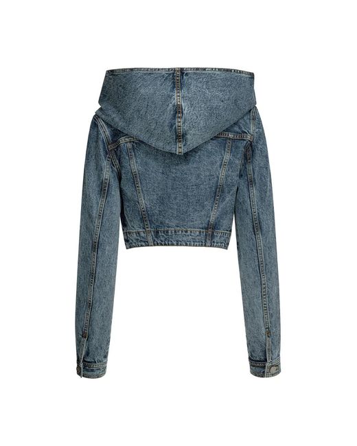 Alaïa Blue Denim Jackets
