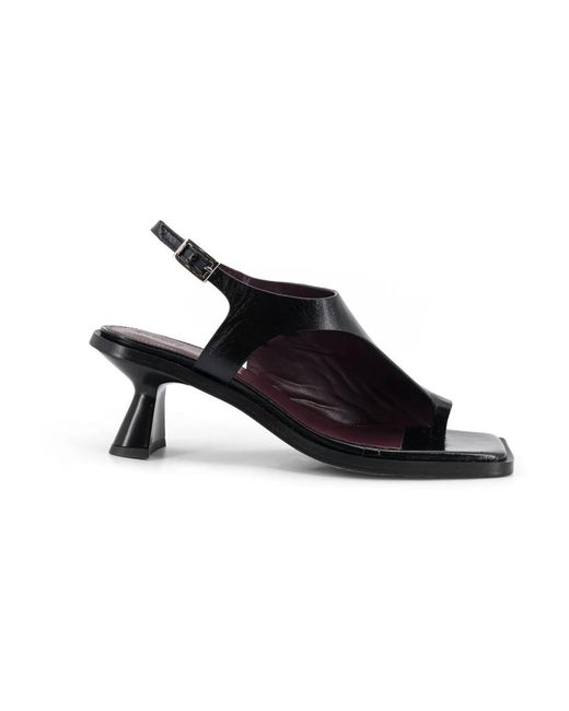 Alohas Black High Heel Sandals