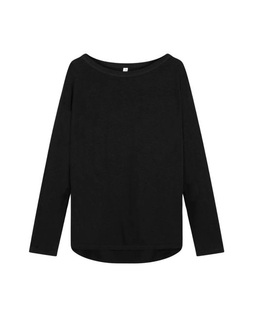 10Days Black Long Sleeve T-Shirts