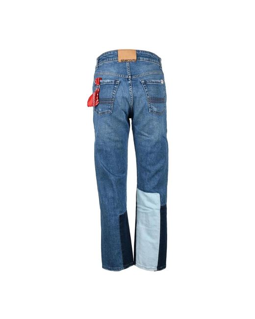 Semicouture Blue Slim Fit Jeans