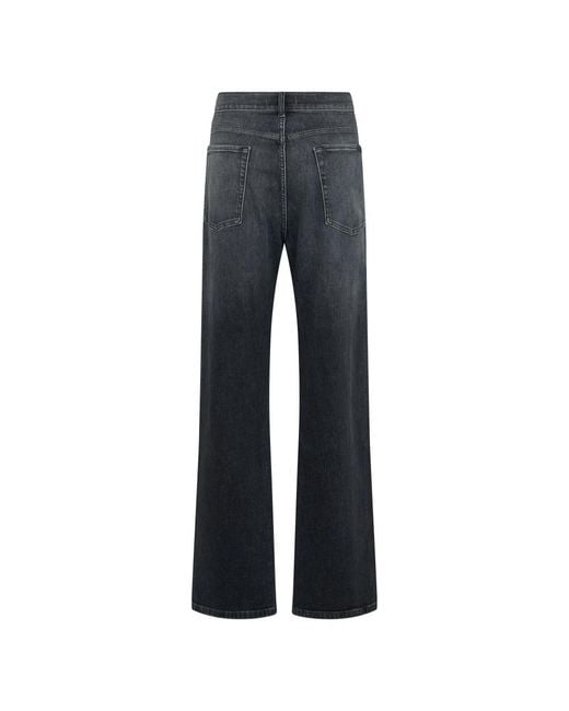 7 For All Mankind Blue Straight Fit Jeans for men