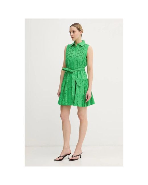 Lola Casademunt Green Mini Hemdkleid