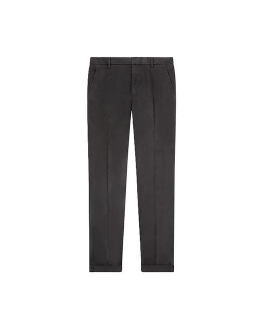 Slim-Fit Trousers di Dondup in Gray da Uomo