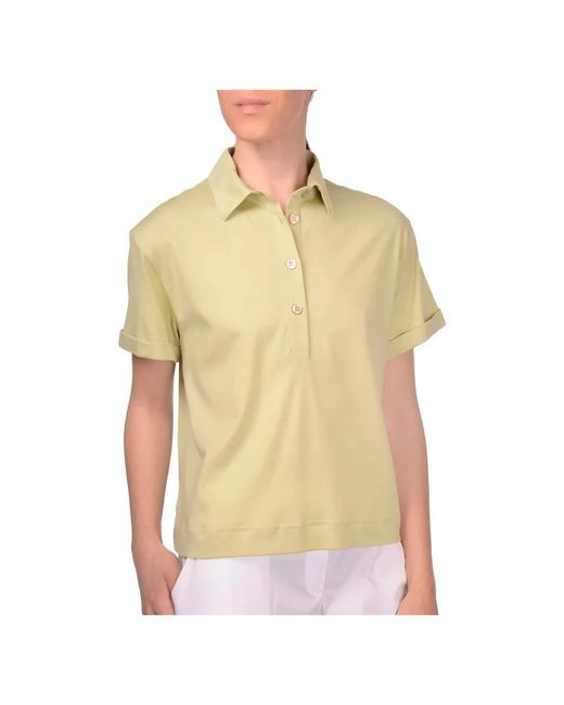 Gran Sasso Yellow Polo Shirts