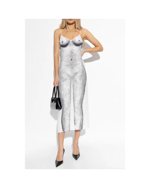 Moschino Gray Midi Dresses