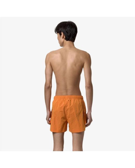 K-Way Ripstop shorts in Orange für Herren