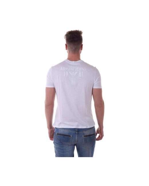 Armani Jeans Purple T-Shirts for men