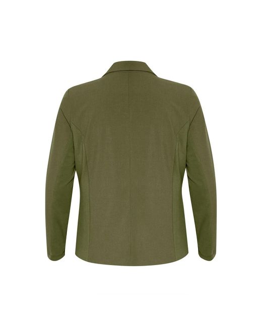 Kaffe Jassen ,Groen ,Polyester Klassieke Blazer Grape Leaf in het Green