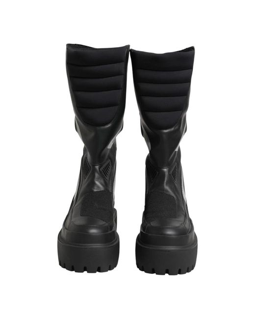 Dolce & Gabbana Black High Boots