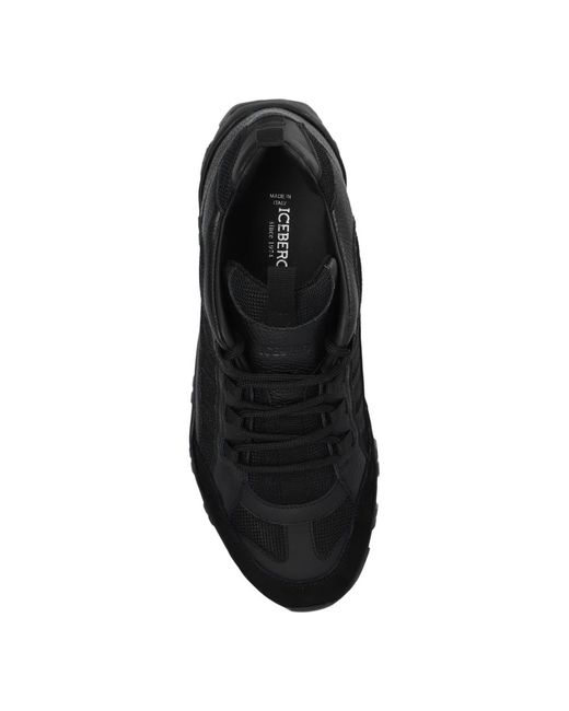 Iceberg Lanice sneakers in Black für Herren