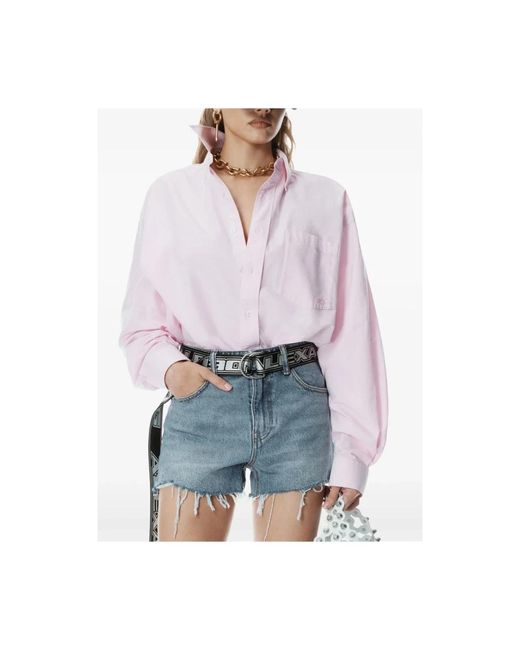 T By Alexander Wang Pink Shirts