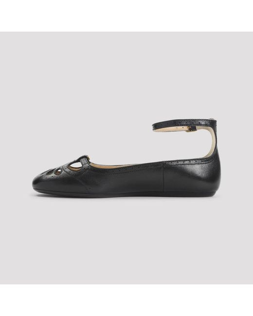 Chloé Black Ballerina Shoes