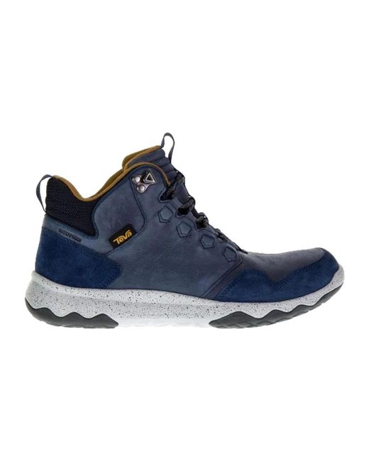 Teva Blue Lace-Up Boots for men