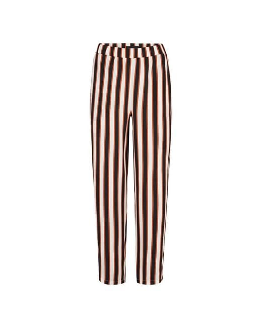 Sand Multicolor Straight Trousers