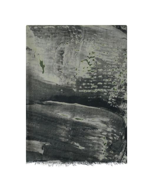 Emporio Armani Green Scarves for men