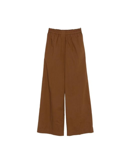 Forte_forte Brown Wide Trousers