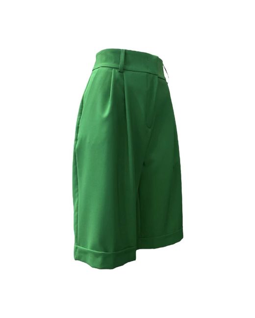 Giulia N Couture Green Bermudas