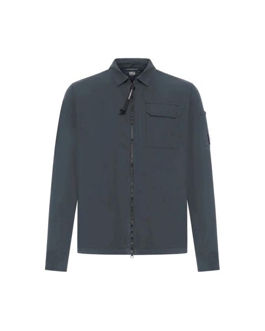 C P Company Blue Light Jackets for men