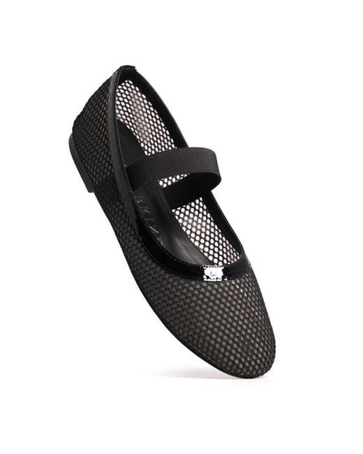 PROSPERINE® Black Elastische Ballerinas Aus Leder