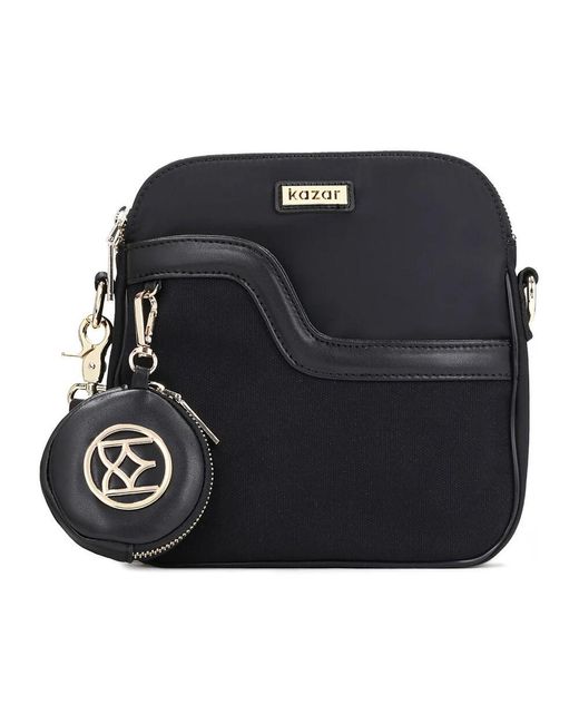 Kazar Black Damen Schwarze Umhängetasche