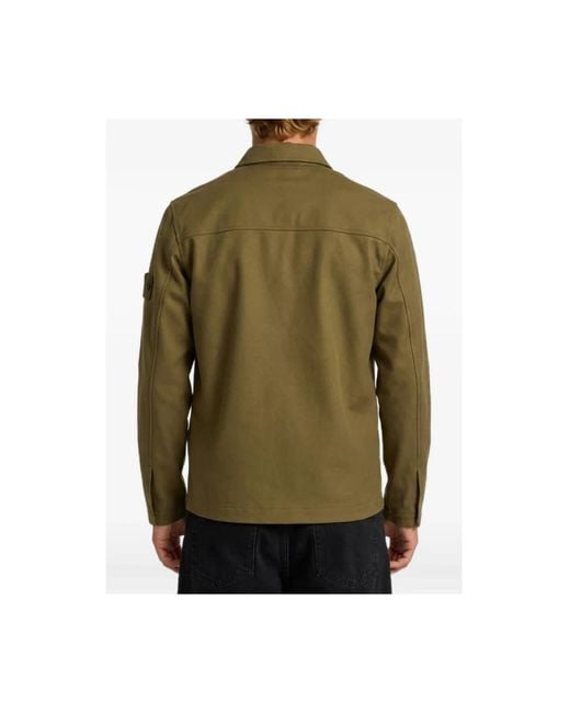 Stone Island Green Light Jackets for men