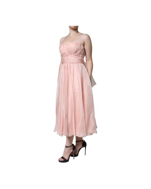 Dolce & Gabbana Pink Party Dresses