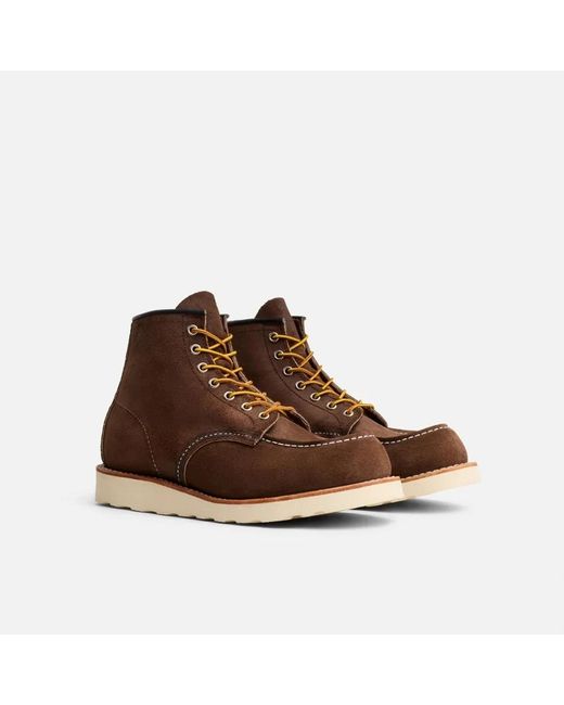 Red Wing Brown Lace-Up Boots for men