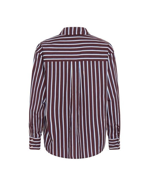 Shirts Kaffe de color Purple