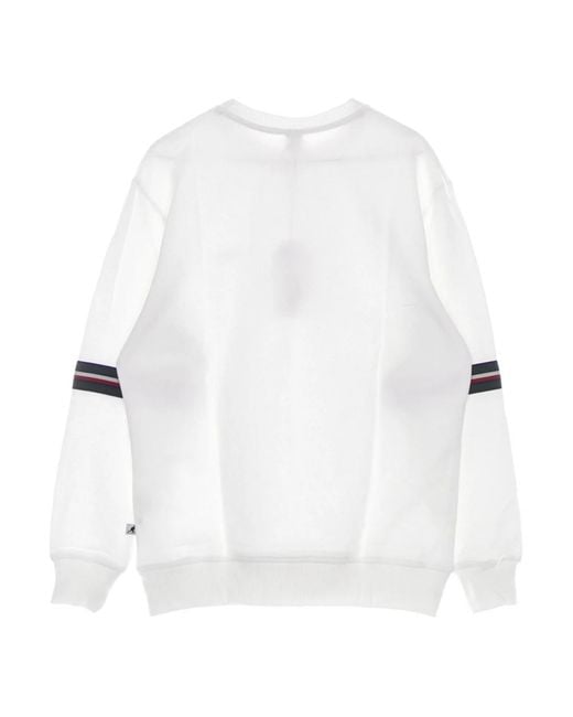 Kangol Hoodies & Sweatvesten ,Wit ,Katoen Heritage Lichtgewicht Crewneck Sweatshirt Off in het White voor heren