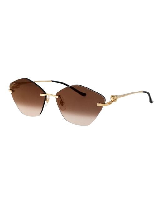 Cartier Brown Stylische sonnenbrille ct0429s