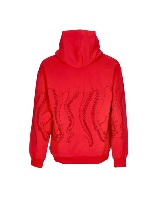 Octopus Red Hoodies for men