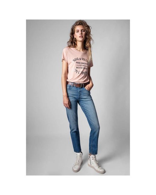 Zadig & Voltaire Blue Slim Fit Jeans