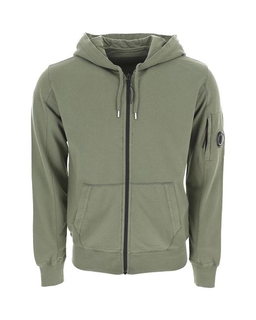 C P Company Green Zip-Throughs for men