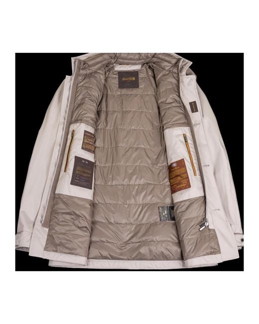 Moorer Gray Light Jackets for men