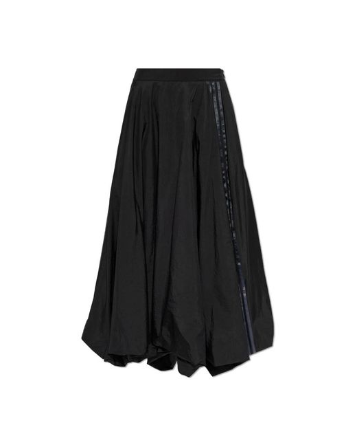 Y-3 Black Maxi Skirts