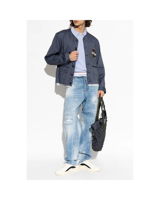 Light Jackets DSquared² pour homme en coloris Blue