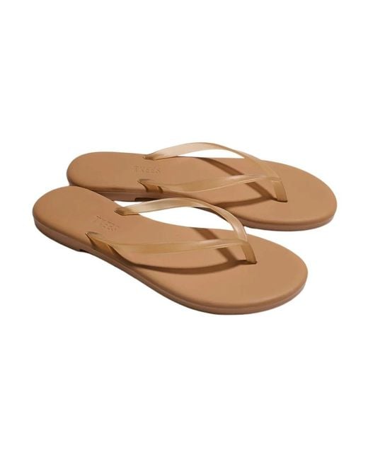 TKEES Natural Flip Flops